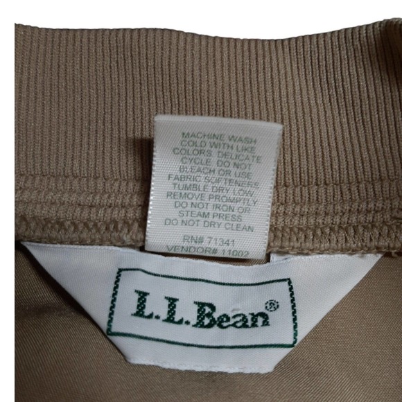LL Bean Mens Medium Tall Golf Pullover Jacket Windstopper Weatherproof Sweater - Picture 7 of 8